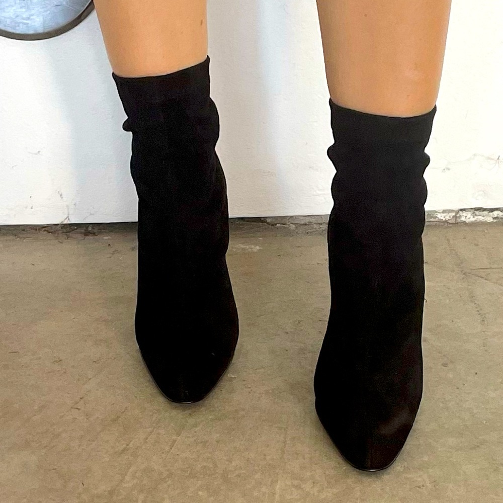 Robert Clergerie Suede Sock Boots